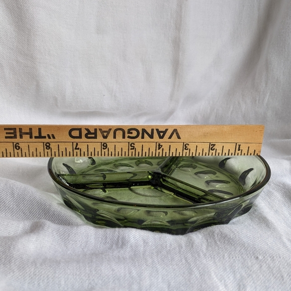 2 peace set of Vintage Indiana glass Green Dishes - Picture 9 of 12